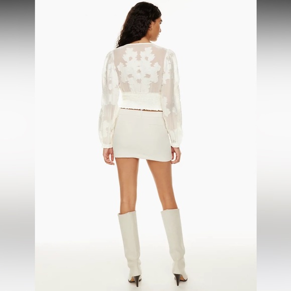 NWT WILFRED ARITZIA BLACK WISTFUL BLOUSE XS - Picture 7 of 7